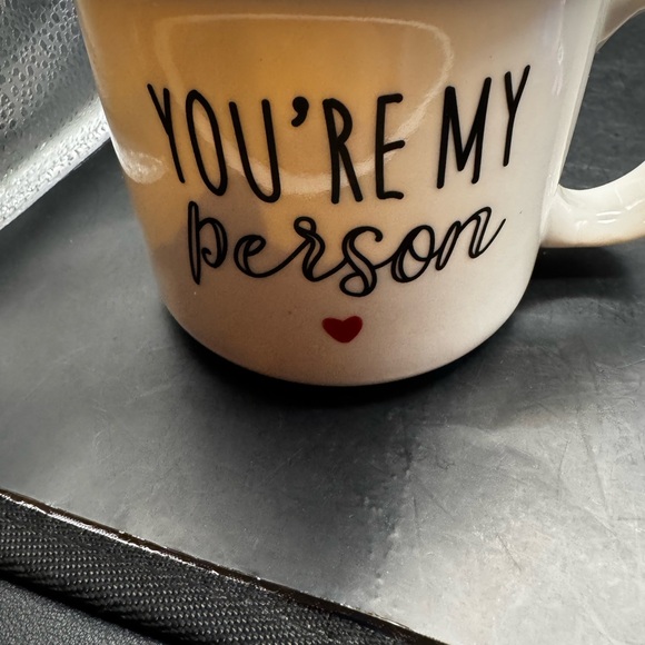 Orly Maison New York YOU'RE MY PERSON Heart Tea White Red Coffee Cup Mug 16 oz - Picture 9 of 9